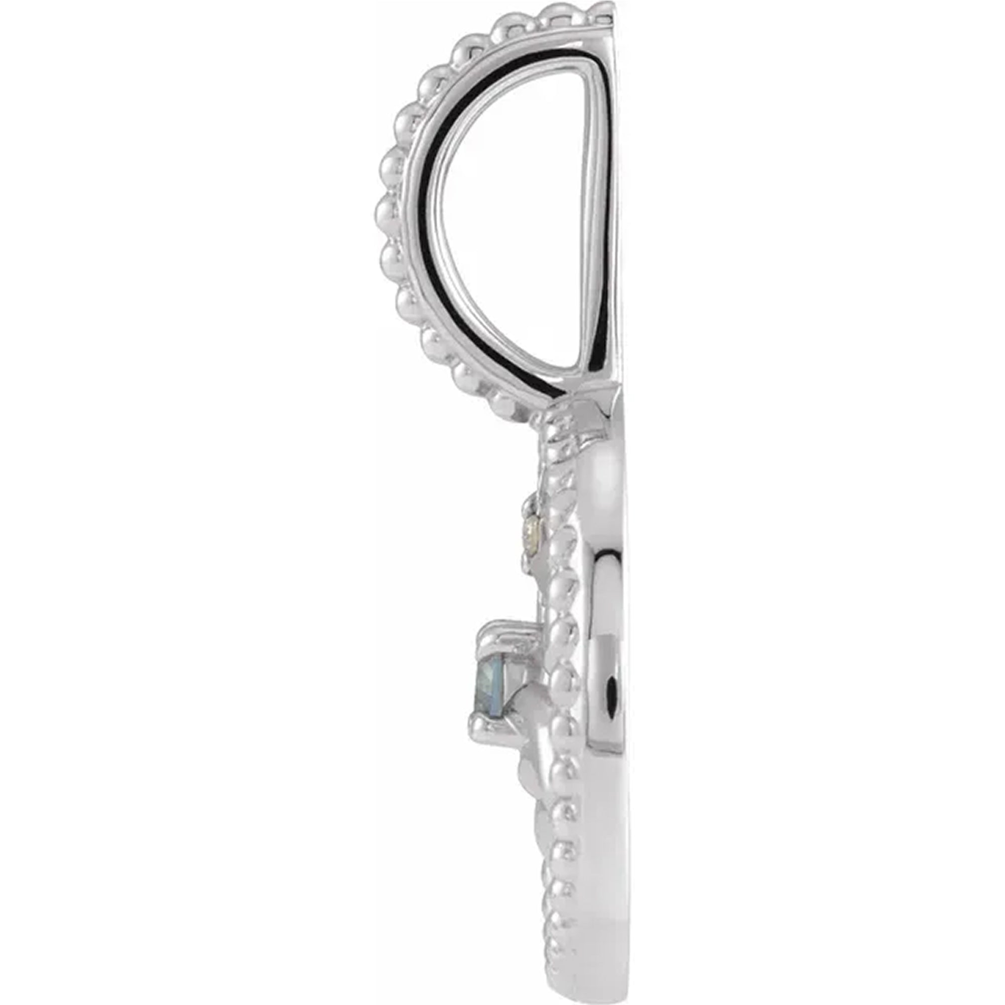 14K White Gold - Cancer