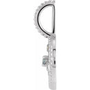 14K White Gold - Cancer