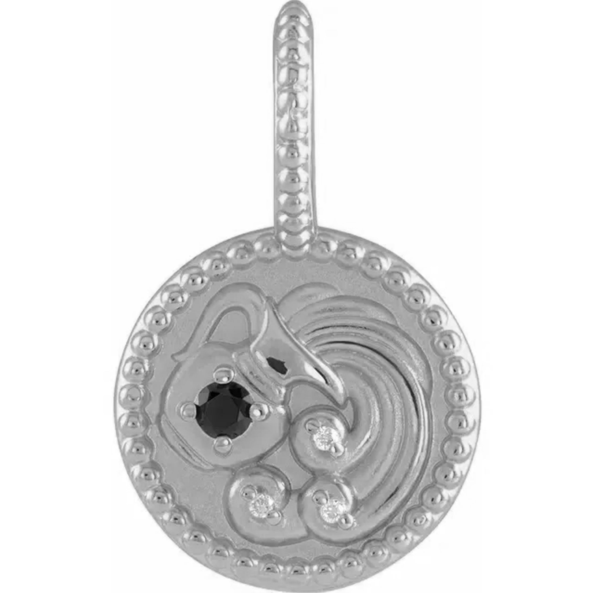 14K White Gold - Aquarius