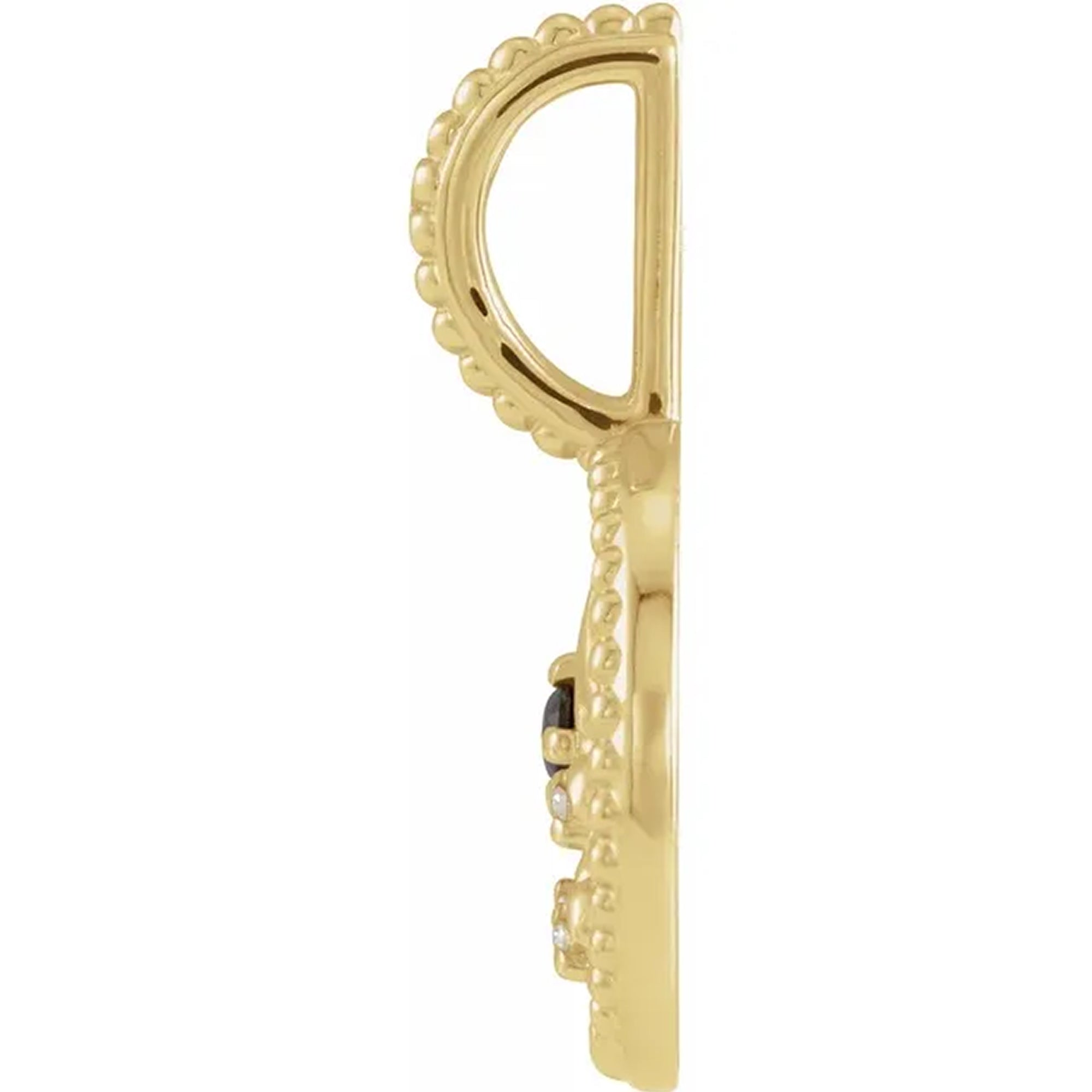 14K Yellow Gold - Aquarius