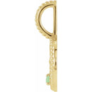 14K Yellow Gold - Libra