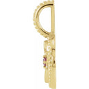 14K Yellow Gold - Pisces