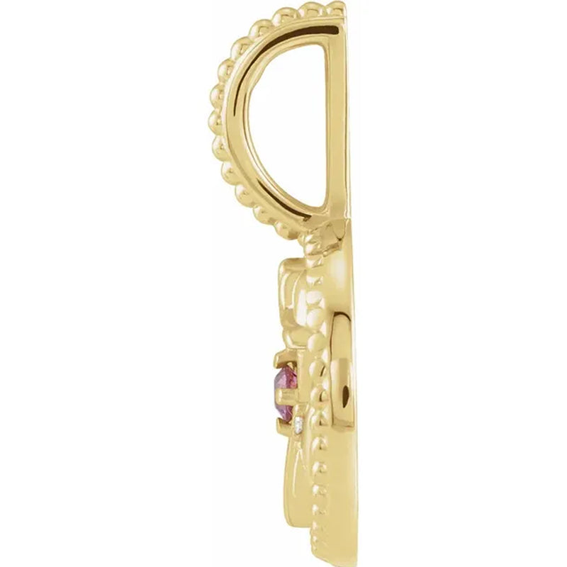14K Yellow Gold - Pisces