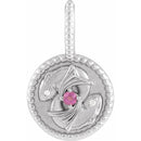 14K White Gold - Pisces