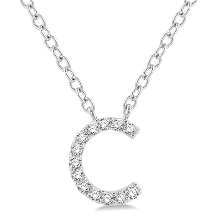 14K White Gold - C