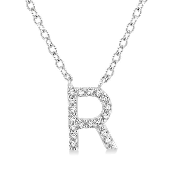 14K White Gold - R
