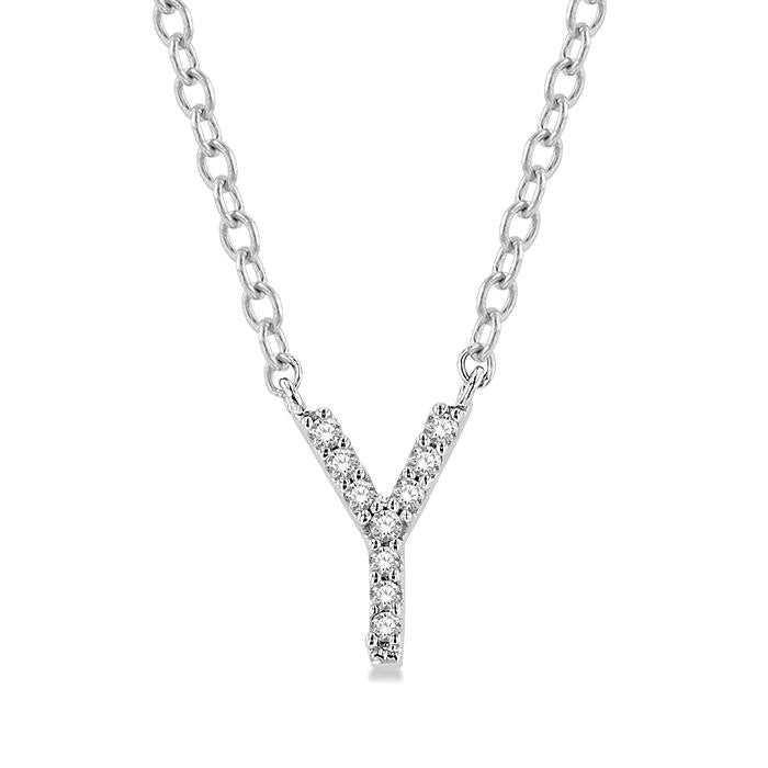 14K White Gold - Y