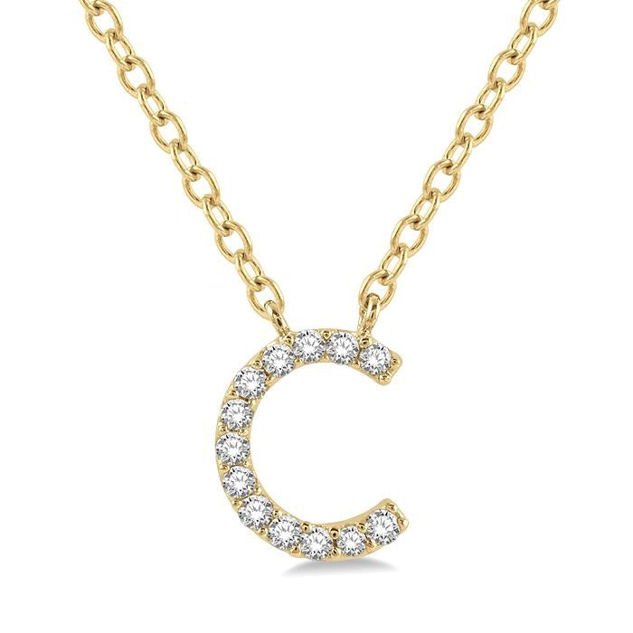 14K Yellow Gold - C