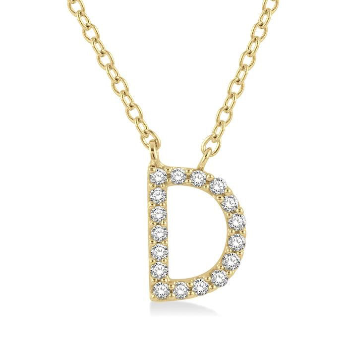 14K Yellow Gold - D