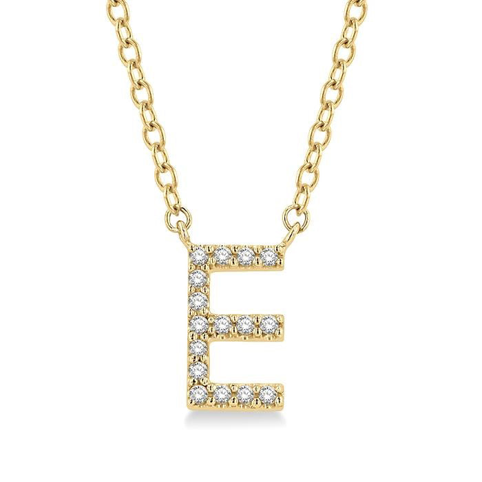14K Yellow Gold - E