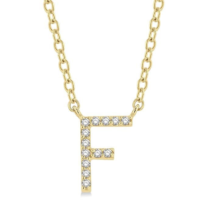 14K Yellow Gold - F