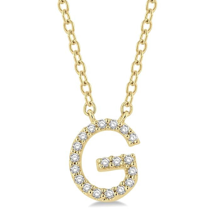 14K Yellow Gold - G