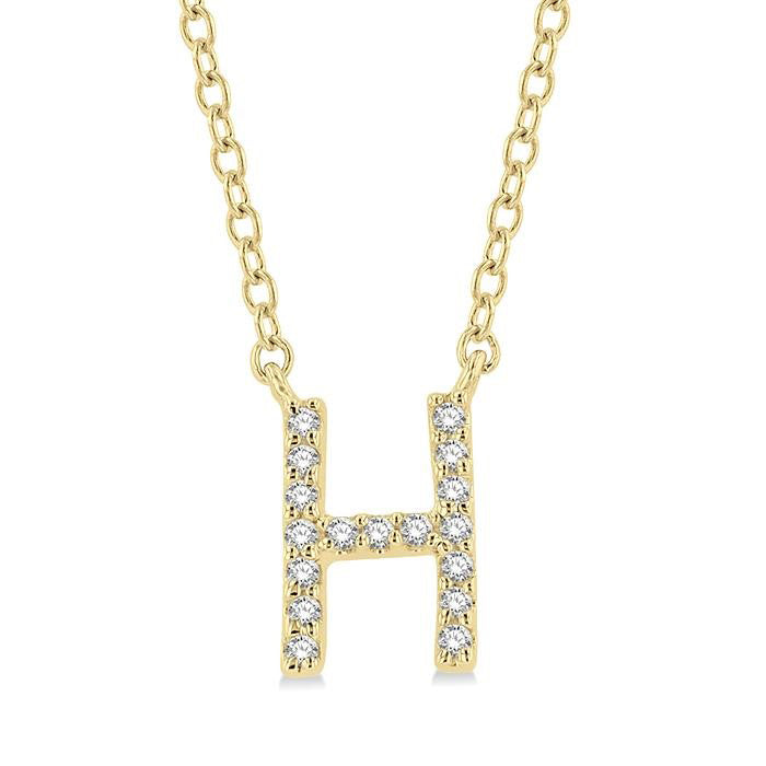 14K Yellow Gold - H