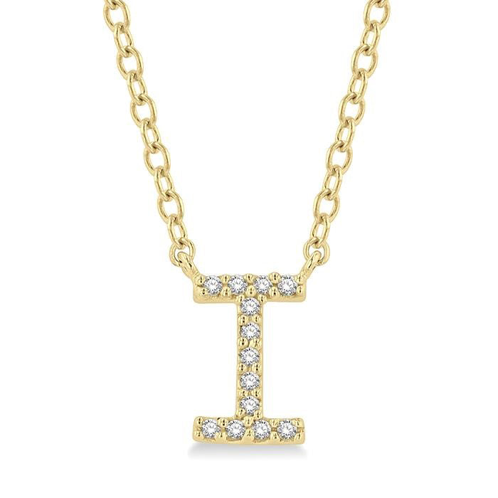 14K Yellow Gold - I