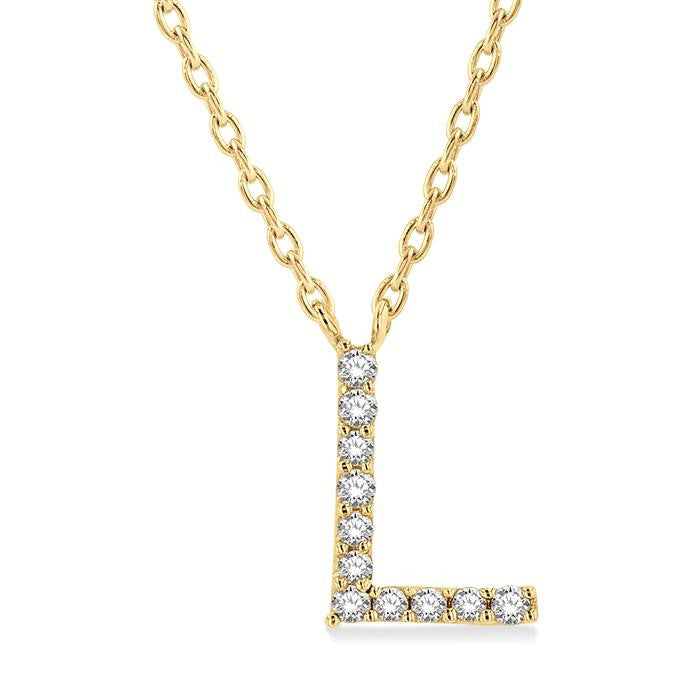 14K Yellow Gold - L