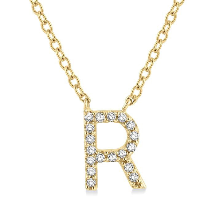 14K Yellow Gold - R