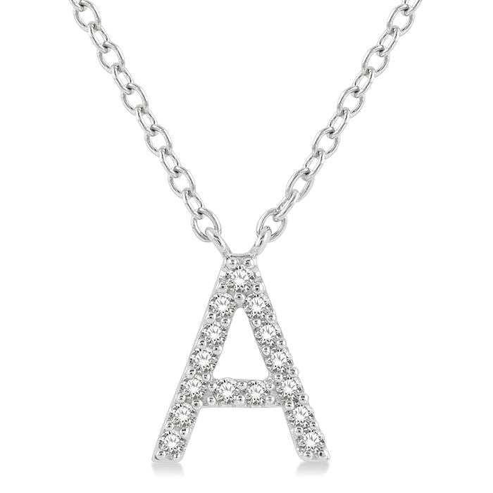 10K White Gold - A