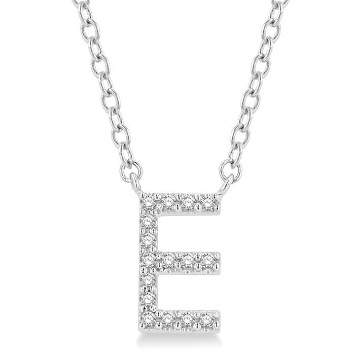 10K White Gold - E