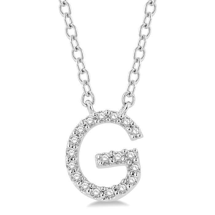 10K White Gold - G