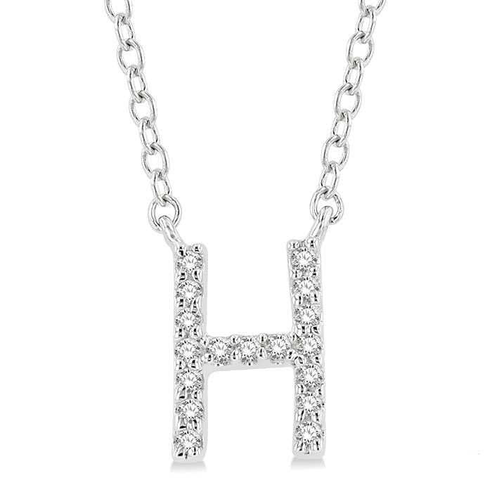 10K White Gold - H