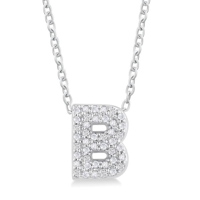 10K White Gold - B