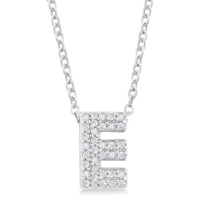 10K White Gold - E