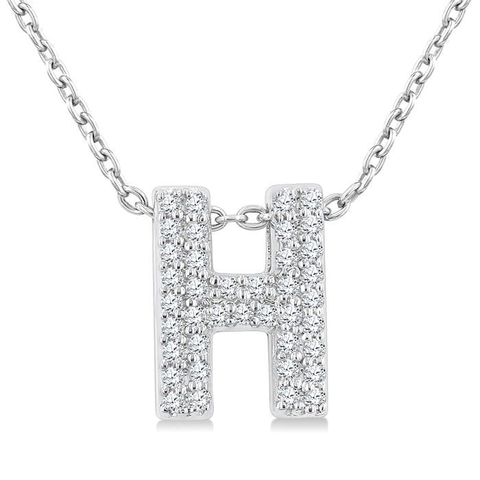 10K White Gold - H