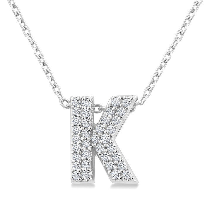10K White Gold - K