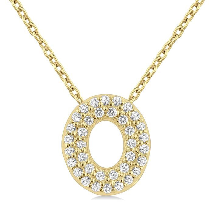 10K Yellow Gold - O