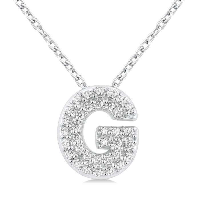 10K White Gold - G