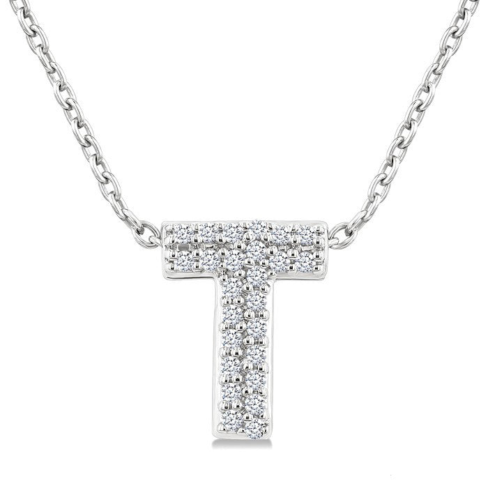 10K White Gold - T