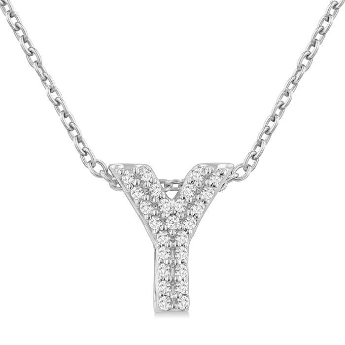 10K White Gold - Y