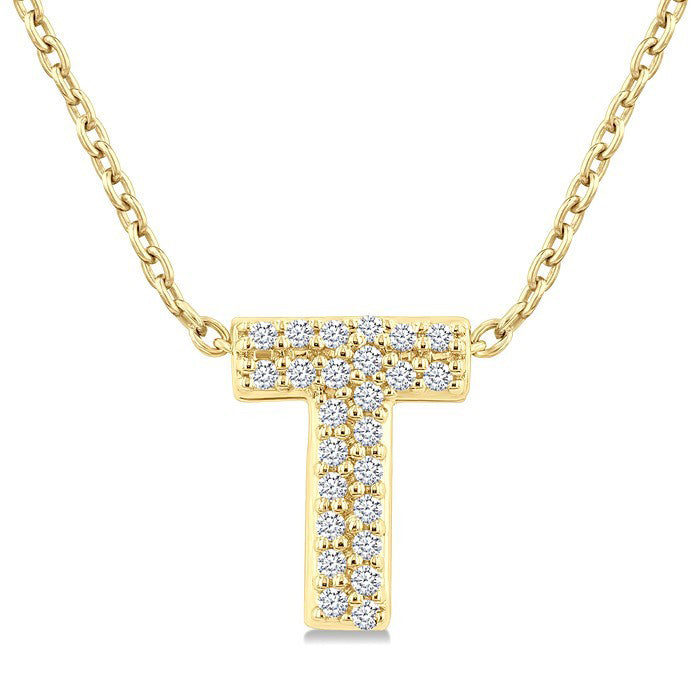 10K Yellow Gold - T