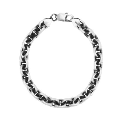 Men's Gunmetal Anchor Bracelet