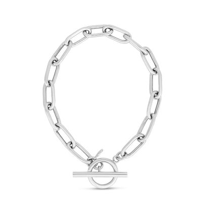 Paperclip Toggle Bracelet