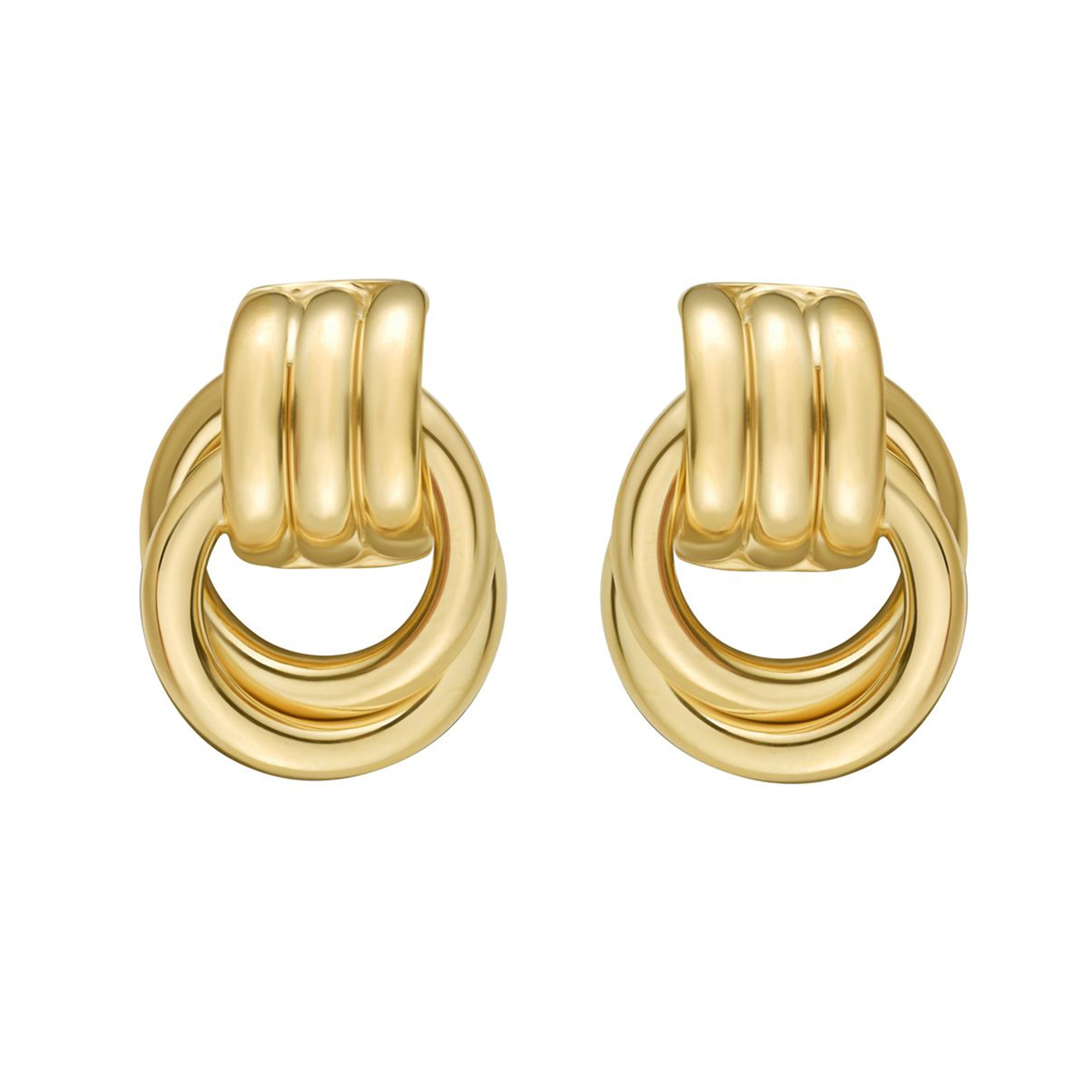 Triple Door Knocker Hoops – Milano
