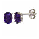 14K White Gold - Amethyst
