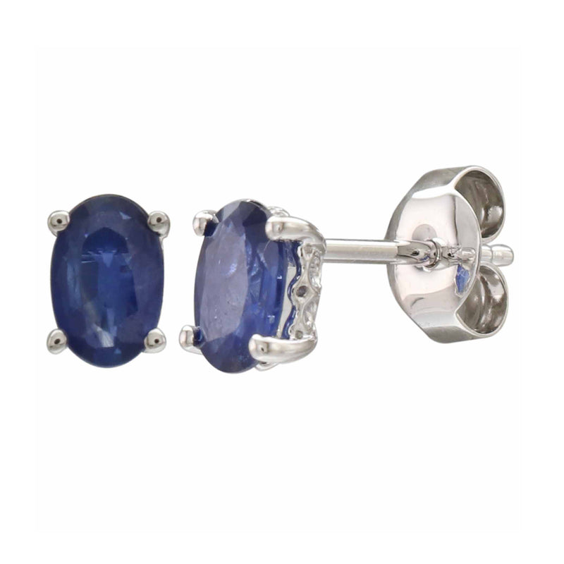14K White Gold - Sapphire