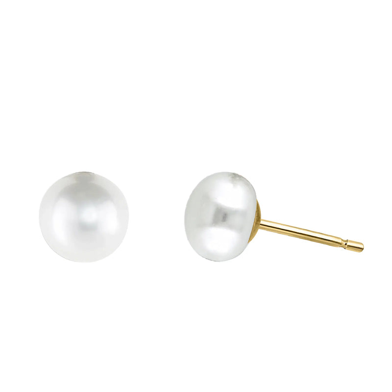 14K Yellow Gold - White