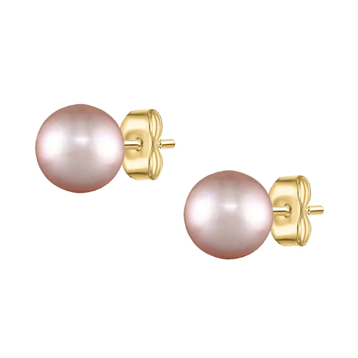 14K Yellow Gold - Pink
