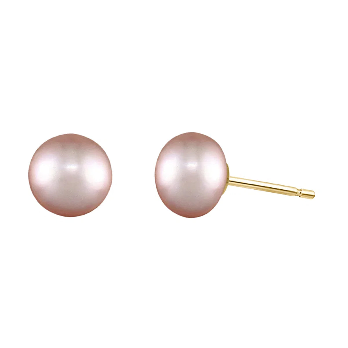 14K Yellow Gold - Pink
