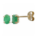 14K Yellow Gold - Emerald