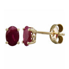 14K Yellow Gold - Ruby