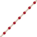 14K Rose Gold - Ruby