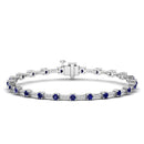 14K White Gold - Sapphire