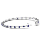 14K White Gold - Sapphire