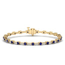 14K Yellow Gold - Sapphire