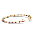 14K Yellow Gold - Ruby