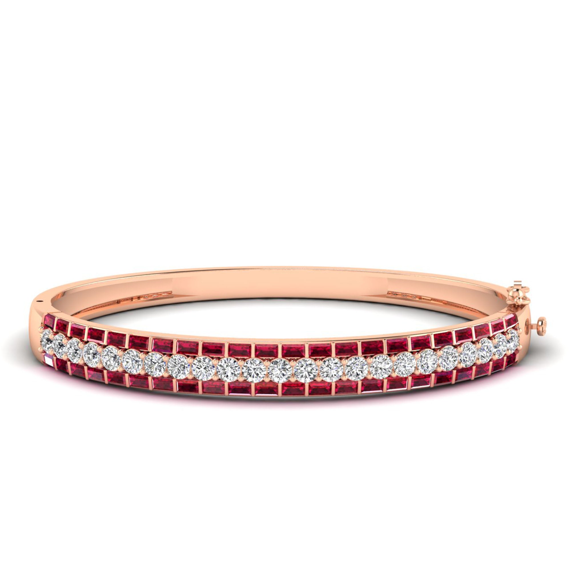 14K Rose Gold - Ruby