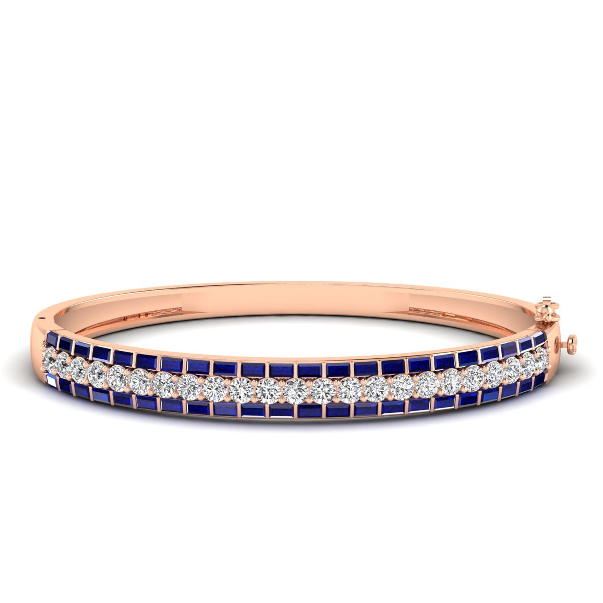 14K Rose Gold - Sapphire